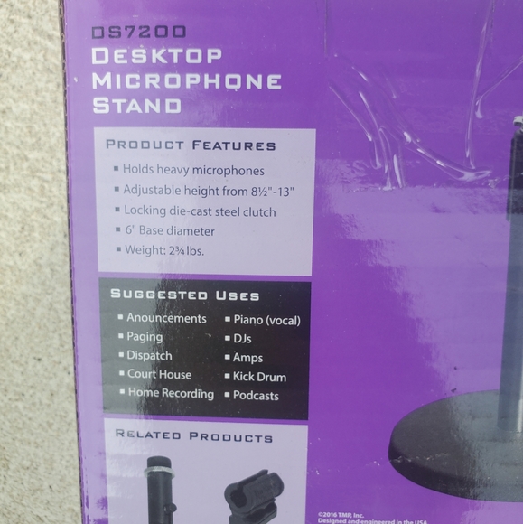 Desktop Microphone Stand NEW - Picture 4 of 6